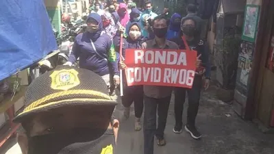 Ronda Covid-19 di Kecamatan Tamansari, kampanyekan 3M/barat,jakarta.go.id