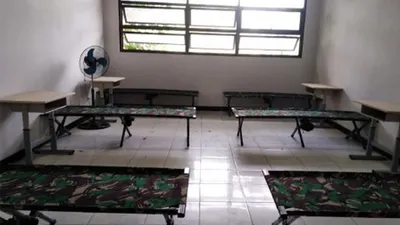 ruang isolasi di SMPN 285 Jakarta / beritajakarta.id