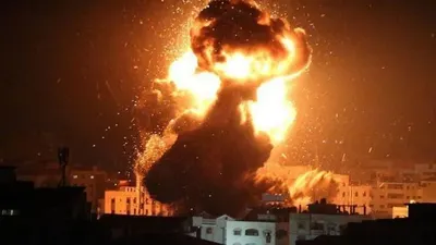 Serangan rudal Israel yang menewaskan Komandan Jihad Islam Baha Abu Al-Atta di Jalur Gaza/Antara