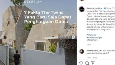 Tangkapan layar Instagram. (Instagram/@delution_architect)