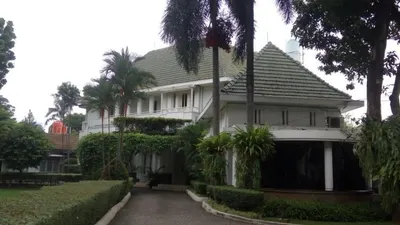 Suasana di Rumah Dinas Gubernur DKI Jakarta yang berlokasi di Jalan Taman Suropati, Menteng, Jakarta Pusat, Rabu (18/10/2017)/Kompas.com
