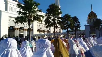 Ilustrasi salat ied
