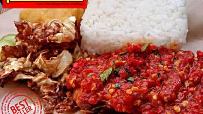 Sajian khas kedai makan Sambel Seuhah. (dok)