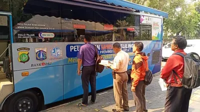 Catat, Samsat Keliling Saat CFD Pindah Lokasi