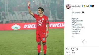 Gelandang Persija Jakarta, Sandi Sute (Ayojakarta/dok Persija.id)