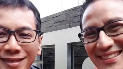 Sandiaga Uno dan Wishnutama. (Dok: Instagram/Wishnutama)