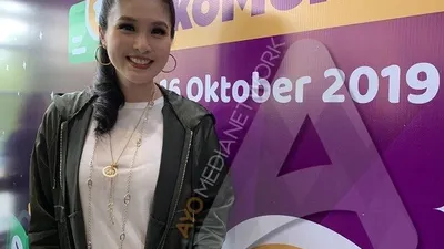 Sandra Dewi saat peluncuran TokoMember di Kebayoran Baru, Jakarta Selatan, Rabu (16/10/2019)/Ayojakarta.com