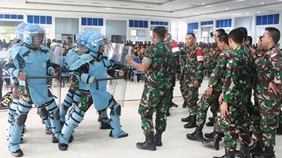 Sebelum ke Lebanon, 850 Prajurit TNI Ikut Latihan Teknis di PMPP Sentul