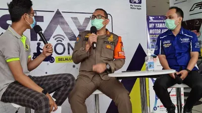 Yamaha Jabodetabek  dan Satpol PP DKI Gelar Talk Show Lawan Virus Covid -19