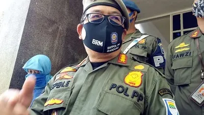 Kepala Bidang Ketentraman dan Ketertiban Umum (Trantribum) Satpol PP Kota Bandung, Taspen Effendi. (Ayobandung/Eneng Reni)