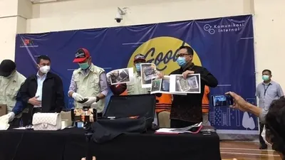 Konferensi pers Komisi Pemberantasan Korupsi (KPK) atas penetapan tersangka Menteri Kelautan dan Perikanan (KKP) Edhy Prabowo/ayojakarta/istimewa