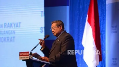 Mantan Presiden RI, ke-6 Susilo Bambang Yudhoyono (SBY) / Republika