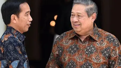 Presiden Jokowi dan Presiden ke-6 RI, Susilo B. Yudhoyono/Poskotanews