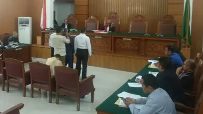 Arsip. Suasana sidang gugatan praperadilan Kivlan Zen sebagai tersangka atas kasus dugaan kepemilikan senjata api ilegal di Pengadilan Negeri Jakarta Selatan, Jakarta, Rabu (24/7/2019). (ANTARA News/Aditya Pradana Putra)