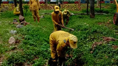Petugas SDBM Jakarta Utara melakukan perbaikan tali air di 182 ruas jalan dari enam kecamatan/dok: utara.jakarta.go.id