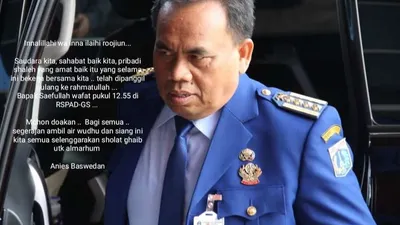 Almarhum Saefullah/beritajakarta.id