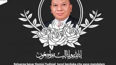 Sekjen Komisi Yudisial Tubagus Rismunandar Ruhijat meninggal usai positif corona. (dok suara.com)