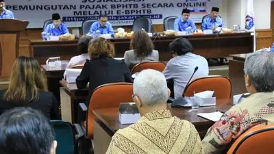 Sosialisasi aplikasi e-BPHTB di Kantor Wali Kota Jakbar (barat.jakarta.go.id)