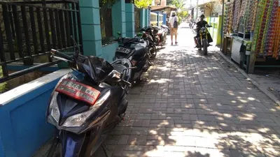 Sepeda motor milik warga di Pulau Tidung/Antara
