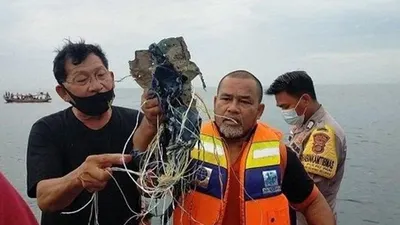 Serpihan pesawat Sriwijaya Air SJ 182 (ist)