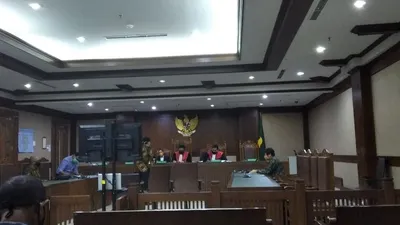 Suasana persidangan kasus pemutusan hubungan kerja (PHK) oleh PT Tech Data Advanced Solutions Indonesia. (dok. kuasa hukum karyawan)