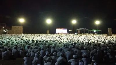 Ribuan santri Pesantren Sidogiri, Pasuruan, Jatim. (Suaraislam.id)