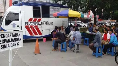 Ilustrasi SIM Keliling