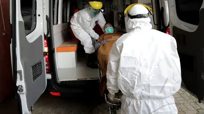 Simulasi penanganan pasien Virus Corona. (Ayobandung.com/Kavin Faza)