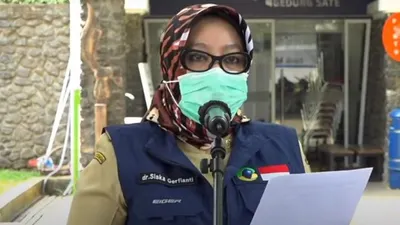 Ketua Divisi Pelacakan, Pengujian, dan Manajemen Laboratorium Gugus Tugas Covid-19 Jabar Siska Gerfianti (dok)