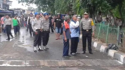 Situasi tawuran antarwarga di Manggarai. (dok Suara.com)