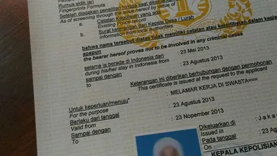 Ilustrasi Surat Keterangan Catatan Kepolisian/Shopback.id