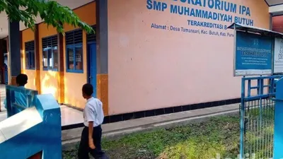 SMP Muhammadiyah Butuh, Purworejo (detikcom/Rinto Heksantoro)