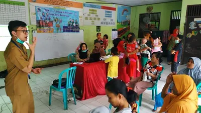 Hari ini (27/1/2020), ratusan warga Kecamatan Penjaringan, Jakarta Utara mendapatkan materi tentang virus Corona dalam program Gebrak Promosi Kesehatan (Promkes).  (Dok. Pemkot Jakarta Utara)