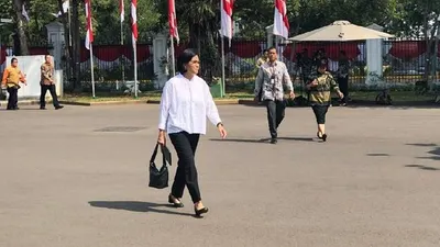 Sri Mulyani tiba di Komplek Istana/CNBC