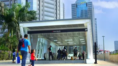 Stasiun MRT Istora Mandiri (Kumparan/Shutterstock)