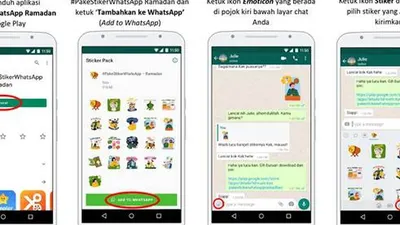 Stiker WhatsApp edisi Khusus Ramadan (dok)