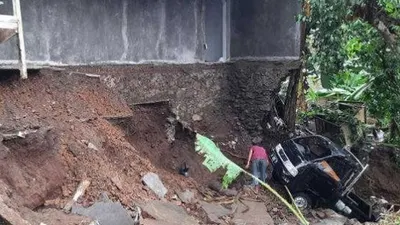 Suasana pascabanjir bandang di Kelurahan Gerem Kecamatan Grogol Kota Cilegon. [Suara.com/Sofyan Hadi]