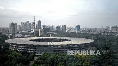 tadion Utama Gelora Bung Karno (GBK) terpilih sebagai stadion terfavorit di Asia Tenggara versi Federasi Sepak bola Asia (AFC) (Foto: Stadion GBK)  Foto: Republika/Prayogi