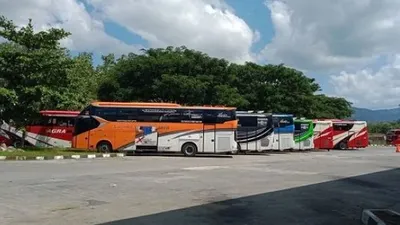 Suasana Terminal Tipe A Giri Adipura Wonogiri, Sabtu (23/5/2020). [Solopos]