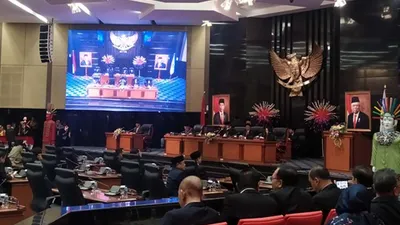 [ilustrasi] Suasana rapat paripurna DPRD DKI Jakarta (Ayojakarta/Khoirur Rozi)