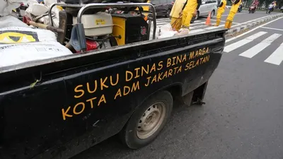 Ilustrasi kendaraan dinas Suku Dinas Bina Marga Jakarta Selatan. (Beritajakarta.id)