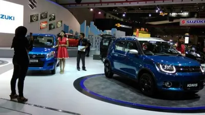 Booth Suzuki di pameran otomotif Indonesia International Motor Show (Tempo/Wawan Priyanto)