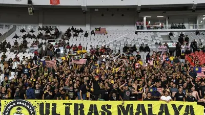 Suporter Timnas Malaysia/Antara