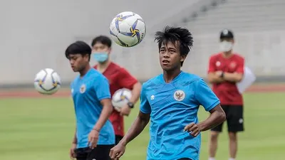Mochammad Supriadi saat mengikuti TC timnas U-19 di Jakarta. (dok PSSI)
