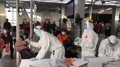 Rapid dan Swab Test Massal di Stasiun Bojonggede, Satu Penumpang KRL Positif