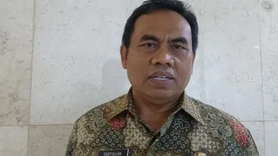 Sekda DKI Jakarta Saefullah. (Chintya Sami Bhayangkara)