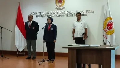 Sylviana Murni dilantik menjadi Ketua Umum PB Persatuan Squash Indonesia di Gedung KONI Pusat, Senin (20/1/2020) (DPD RI).