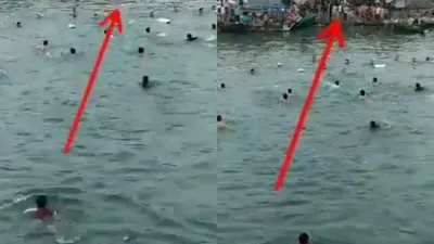 Tak Lazim, Pemuda Tawuran di Laut Sambil Berenang