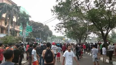 Tawuran warga di Manggarai, Jaksel/Detik