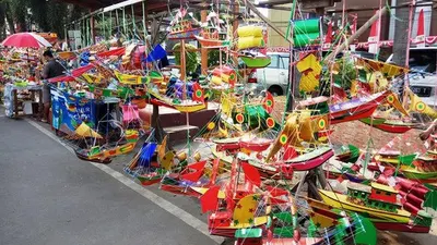 Telok Abang, mainan khusus peringatan kemerdekaan Indonesia dari Palembang. (Okezone/Melly Puspita)